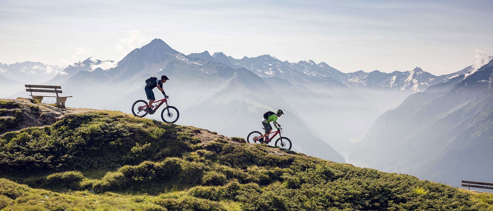  Mountain biking in the Zillertal