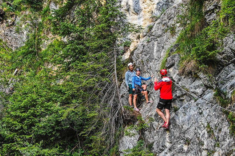 Klettersteig Riederklamm Gerlos